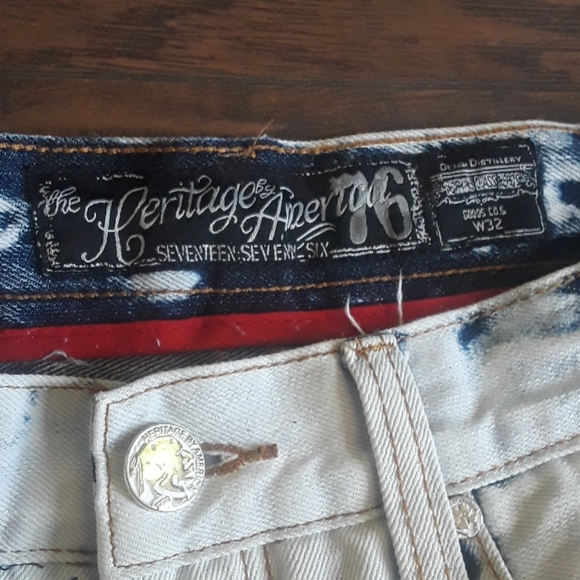 The Heritage By America 76 Denim Distillery shorts - Picture 6 of 16